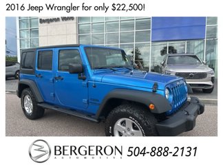Used 2016 Jeep Wrangler Unlimited Sport w/ Quick Order Package 24S image 1