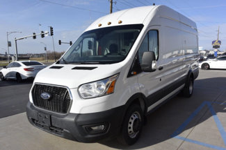 Used 2021 Ford Transit 350 148 High Roof Extended DRW w/ Load Area Protection Package image 1