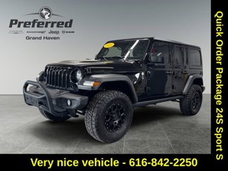 Used 2021 Jeep Wrangler Unlimited Sport image 1