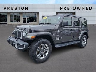 Used 2022 Jeep Wrangler Unlimited Sahara w/ LED Lighting Group image 1