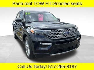 Certified 2022 Ford Explorer Limited w/ Class IV Trailer Tow Package image 1