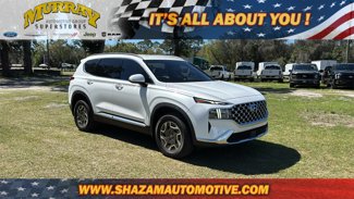 Used 2022 Hyundai Santa Fe Blue image 1