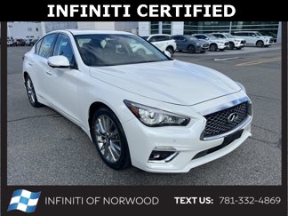 Certified 2022 INFINITI Q50 Luxe w/ Cargo Package image 1