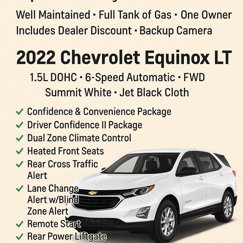 Used 2022 Chevrolet Equinox LT image 1
