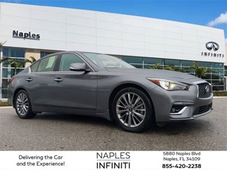 Certified 2022 INFINITI Q50 Luxe w/ Cargo Package image 1