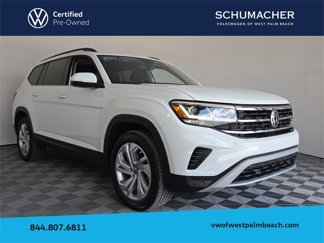 Certified 2021 Volkswagen Atlas SE w/ Panoramic Sunroof Package image 1