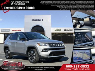 Used 2022 Jeep Compass Limited w/ Sun and Sound Group image 1