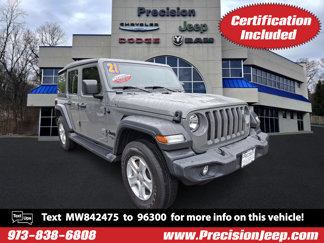Certified 2021 Jeep Wrangler Unlimited Sport image 1