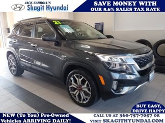 Used 2021 Kia Seltos SX w/ SX Sunroof Package image 1