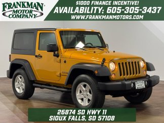 Used 2014 Jeep Wrangler Sport w/ Quick Order Package 24S image 1