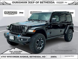Used 2022 Jeep Wrangler Unlimited Rubicon 4xe w/ Cold Weather Group image 1