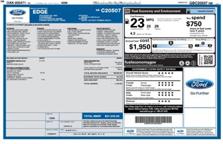 Used 2016 Ford Edge SEL w/ Equipment Group 201A image 1