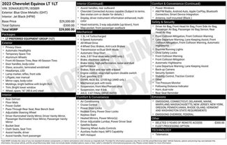 Used 2023 Chevrolet Equinox LT image 1