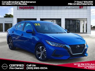Certified 2022 Nissan Sentra SV w/ Trunk Package image 1