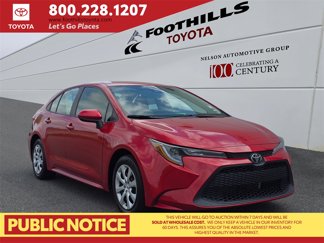 Certified 2021 Toyota Corolla LE image 1
