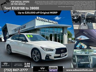 Used 2023 INFINITI Q50 Sensory image 1