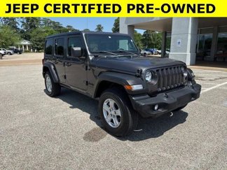Certified 2022 Jeep Wrangler Unlimited Sport image 1