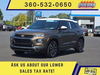 Certified 2022 Chevrolet TrailBlazer ACTIV w/ Sun and Liftgate Package image 1