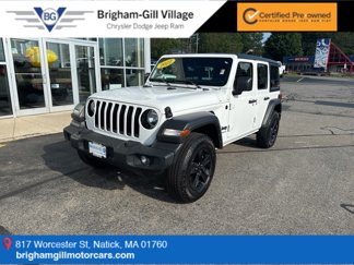 Certified 2022 Jeep Wrangler Unlimited Sport image 1