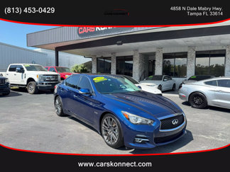 Used 2016 INFINITI Q50 Red Sport 400 image 1