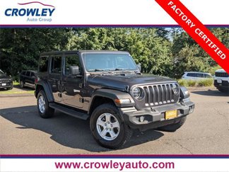 Certified 2022 Jeep Wrangler Unlimited Sport image 1