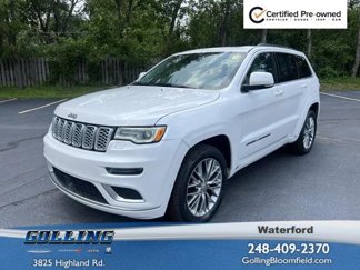 Certified 2017 Jeep Grand Cherokee Summit image 1