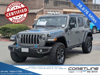 Certified 2023 Jeep Wrangler Unlimited Rubicon 4xe w/ Cold Weather Group image 1