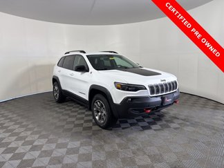 Certified 2022 Jeep Cherokee Trailhawk w/ Premium Leather Package image 1