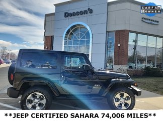 Certified 2017 Jeep Wrangler Sahara w/ Dual Top Group image 1