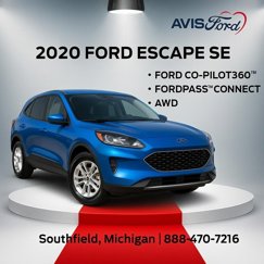 Used 2020 Ford Escape SE image 1