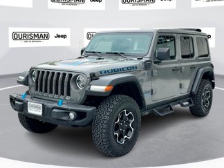 Certified 2021 Jeep Wrangler Unlimited Rubicon 4xe w/ Steel Bumper Group image 1