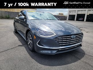 Used 2023 Hyundai Sonata Blue image 1