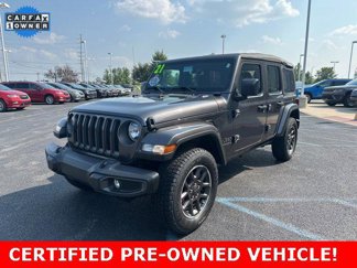 Certified 2021 Jeep Wrangler Unlimited Sport image 1