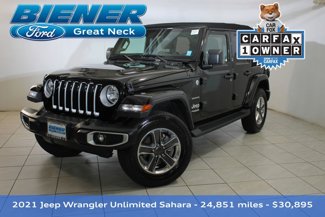 Used 2021 Jeep Wrangler Unlimited Sahara w/ Safety Group image 1