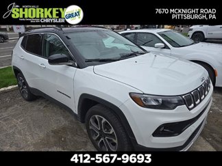 Certified 2022 Jeep Compass Limited w/ Sun and Sound Group image 1