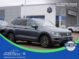 Certified 2021 Volkswagen Tiguan SE w/ Panoramic Sunroof Package image 1