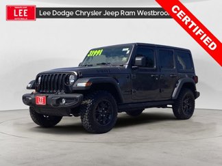 Certified 2021 Jeep Wrangler Unlimited Sport image 1