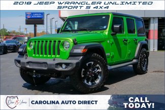 Used 2018 Jeep Wrangler Unlimited Sport S image 1
