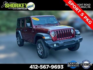 Certified 2021 Jeep Wrangler Unlimited Sport image 1