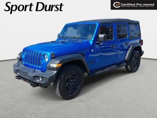 Certified 2021 Jeep Wrangler Unlimited Sport image 1