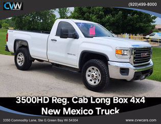 Used 2015 GMC Sierra 3500 4x4 Regular Cab image 1