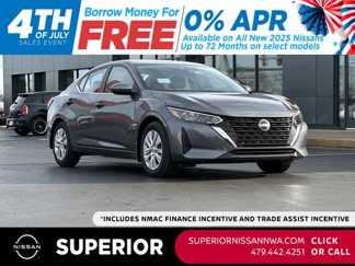 New 2025 Nissan Sentra S w/ Trunk Package image 1