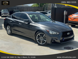 Used 2021 INFINITI Q50 Luxe w/ Cargo Package image 1