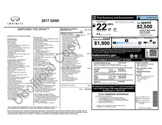 Used 2017 INFINITI QX60 FWD w/ Premium Plus Package image 1