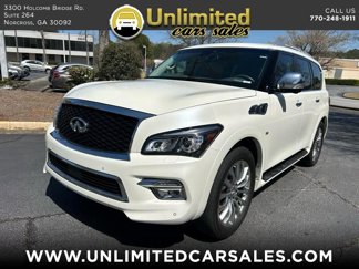 Used 2017 INFINITI QX80 4WD w/ Deluxe Technology Package image 1