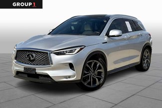 Used 2021 INFINITI QX50 Autograph w/ Premium White Leather Package image 1