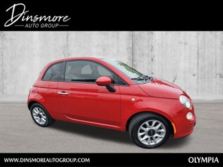 Used 2017 FIAT 500 Pop w/ Red Roof & Mirror Cap Package image 1