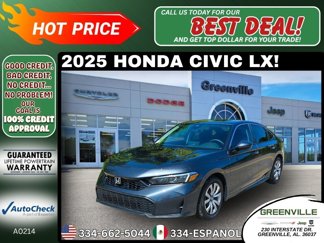 Used 2025 Honda Civic LX image 1