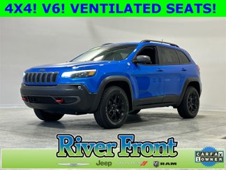 Used 2021 Jeep Cherokee Trailhawk w/ Premium Leather Package image 1
