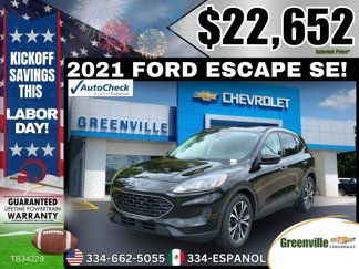 Used 2021 Ford Escape SE w/ SE Sport Appearance Package image 1